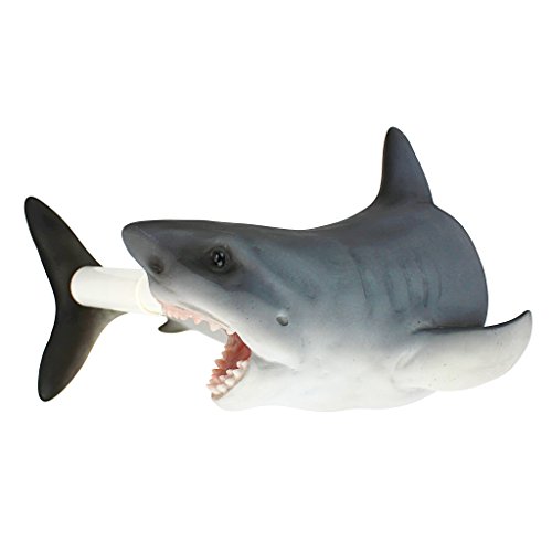 Design Toscano Shark Attack Bathroom Toilet Paper Holder, Multicolor Home & Kitchen, Bath, Bathroom Accessories, Bathroom Mirrors