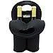 2-Bottle Neoprene Tote - Carrier For Wine Champagne Chardonnay Bottles (Black)