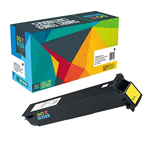 Do it Wiser Compatible Konica Minolta Bizhub C452 C552 C652 Toner | TN613 TN613Y (Yellow)