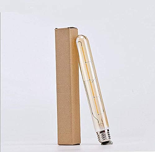 Pack of 2 E27 T30-225 LED Edison Vintage Filament Bulbs 4W(40W Halogen Bulb Equivalent) E27 Retro Tuber 400LM Warm White 2700k No Dimmable - Image 4