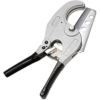 PVC Pipe Cutter, Heavy Duty Ratcheting PEX Pipe and Tubing Cutter Tool, 1/8-inch to 2-inch Tube Cutter