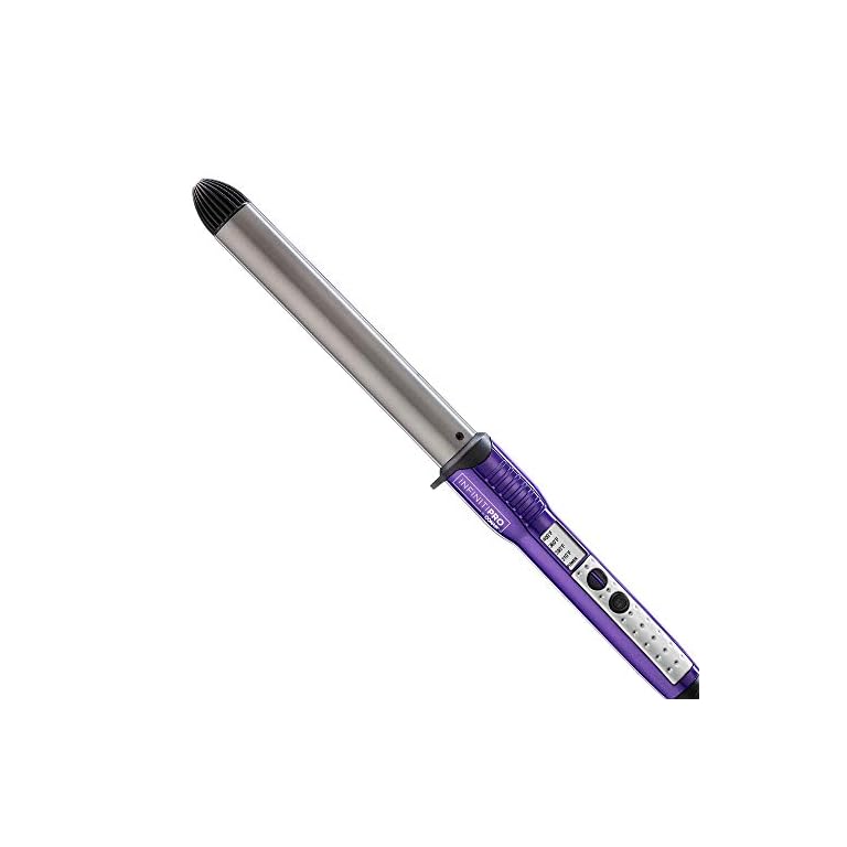 INFINITIPRO BY CONAIR Tourmaline Ceramic Curling Wand, 1-inch Extra Long Barrel
