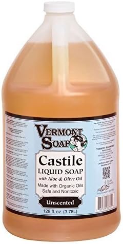 Vermont Soapworks - Aloe Castile Liquid Soap Unscented - 1 Gallon by Vermont Soap