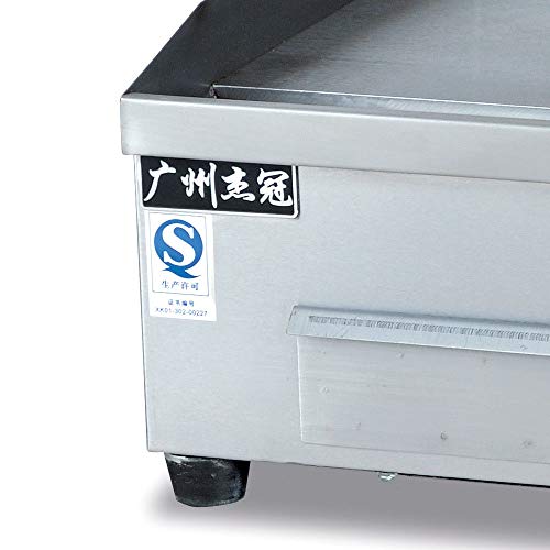 Electric Griddle Grill Machine,3000 W Heavy Duty Adjustable Temperature Commercial Control Electric Countertop Griddle Grill Stainless Steel