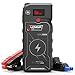 LEMSIR QDSP 2000A Peak 21000mAh 12V Portable Car Lithium Jump Starter Auto Battery Booster Gas 8.0L Diesel Phone Power Pack with Smart Jumper Cables and Wireless Charger V1
