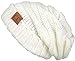 Funky Junque Oversized Slouchy Beanie - Ivory