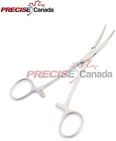 PRECISE CANADA: 5.5" KELLY HEMOSTAT LOCKING FORCEPS (CURVED)