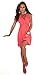 Charm Your Prince Women's Sleeveless Summer Sundress Coral Pink MEDIUM