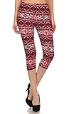 LMB | Extra Soft Capri Leggings with Design | Variety of Prints | One Size