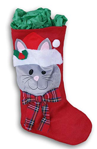 Jumping Daisy Holiday Christmas Kitty Cat Stocking Gift Filled with Treats - Certified Organic Catnip, Two Cat Toys, Two Temptations Treat Bags - Thumbnail 4