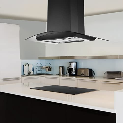 Island Range Hood 30 inch 700CFM, Kitchen Hood Ducted/Ductless