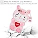 YINTRADE 3D Pink Cat Case for iPhone 8 Plus/7Plus/6S Plus/6 Plus (5.5