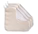 Evriholder Soft-Weave Wash Cloths, Dual-Sided Exfoliating Face and Body Cloths, White, Pack of 3