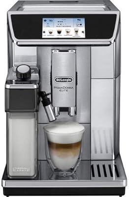 De Longhi Primadonna Elite Fully Automatic Coffee Machine Silver