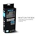 Adorer Sports Headphones RX6 Wired Earphones with Microphone and Memory Earhook, Running Earbuds for iPhone, iPad, Samsung, Smartphone, MP3 Player and more - Blue