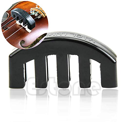 SimpleLif 1/2 3/4 Heavy Violin Mute Practice Rubber Acoustic Electric Violin Silencer