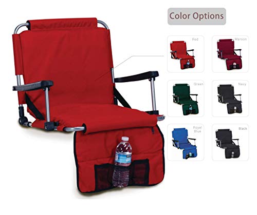 Picnic Plus Stadium Seat with Arms, Straps to Bench & Bleachers - Thumbnail 5