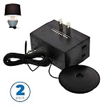 Westek Dimmer Switch for Lamps - Plug In Dimmer Switch with Touchpad Control, 2 Pack - 200W, 3 Level Dimmer - Light Dimmers for Lamps are Ideal for Bedside and Hard to Reach Lamps - 6043BC