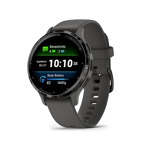 Garmin Venu 3S 41mm – Fitness-Smartwatch, 1,2" AMOLED-Touchdisplay, bis zu 10 Tage Akkulaufzeit, 30+ Sport-Apps, Bluetooth Telefonie und Sprachassistenz, GarminMusic, GarminPay, Rollstuhlmodus