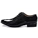 Z-joyee Mens Patent Leather Tuxedo Dress Shoes Lace up pointed Toe Oxfords Formal Wedding Shoes