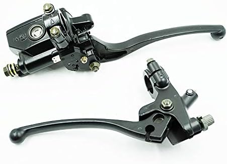 Setrouyo Brake Handle 7/8" Motorcycle Front Brake Clutch Master Cylinder Motorbike Hydraulic Pump Lever for Yamaha Suzuki Honda (Color : Left)