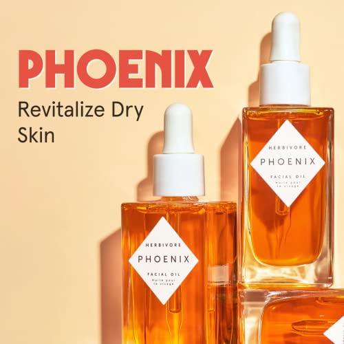 HERBIVORE Botanicals Phoenix Facial Oil Best for Dry Skin. Rosehip