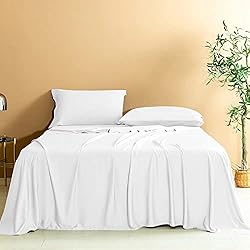 SONORO KATE 100% Bamboo Queen Size Bed Sheets Set