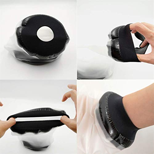 Kids Arm Hand Cast Cover, Clear Waterproof Shower Bandage Protector with Seal Protection for Hand, Wrist, Elbow, Finger Wound in Bathing or Swimming,100% Reusable, (Long Arm)