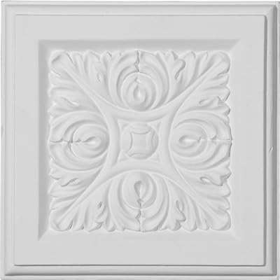 Ekena Millwork PB05X05X01OD 5 1/4-Inch W x 5 1/4-Inch H x 1 1/4-Inch P Odessa Plinth Block