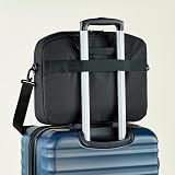 Amazon Basics Compact Laptop Shoulder Bag 15.6 inch Black with Padded Strap view 7
