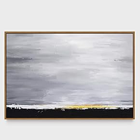 signwin Framed Canvas Wall Art Abstract Seascape Canvas...