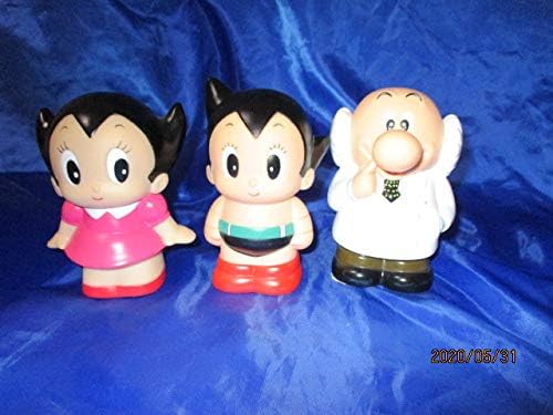 Amazon 入手困難激鉄腕アトム ウランちゃん 博士ソフビバンク貯金箱3種おさむ てづか あとむ 貯金箱 ホビー