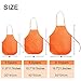 B.SHINE Kids Artist Apron – 20 Pack 3 Sizes, for Age 3 to 5, 5 to 9, 9 to 14, Children’s Apron for Painting, Cooking, Baking, Craft Project, Party and School Activity (Assorted, 5-9Y)