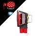 CZC AUTO 12V LED Submersible Trailer Tail Light Kit Stop Tail Turn Signal Lights for Over 80 Inch Boat Trailer Truck RV Marine