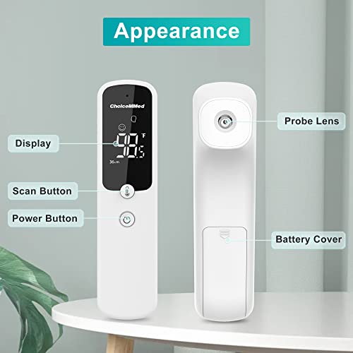 CHOICEMMED Forehead Infrared Thermometer Gun Newborn, Baby, Kids, and