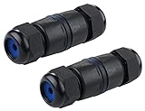 Tedgetal Waterproof RJ45 Connector 2 Pack IP68