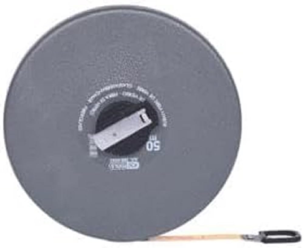 KS Tools 300.0043 Enclosed glassfibre tape measure, 50m