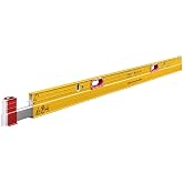 STABILA Type 106T Extendable Plate Level, 7-12 ft Range, Cat. No. 35712 | Extendable plate level with adjustable length for accurate leveling and alignment in tight spaces, adjustable 7-12 ft range