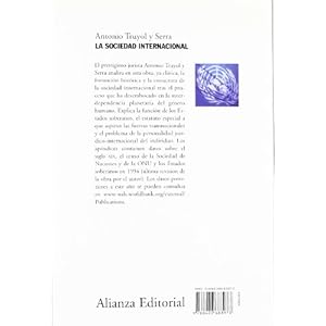 La sociedad internacional/ International society (Alianza Ensayo) (Spanish Edition)