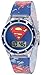 DC Comics Superman Kids' SUP4021 Printed Superman Logo Analog Strap Watch