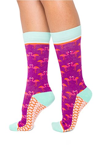Woven Pear, Women Flirty Flamingo Socks, One Size