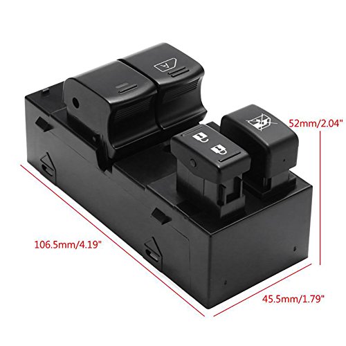 Front Left Driver Power Window Switch For Nissan Frontier 2 Door 2006-2016 25401-ZP50A 25401ZP50A - Thumbnail 5