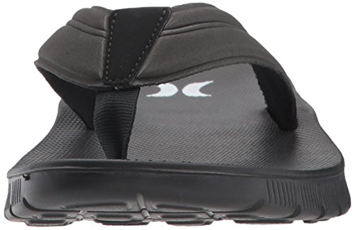 Hurley Men's Fusion 2.0 Thong Flip-Flop, Black, 12 M US | Pricepulse