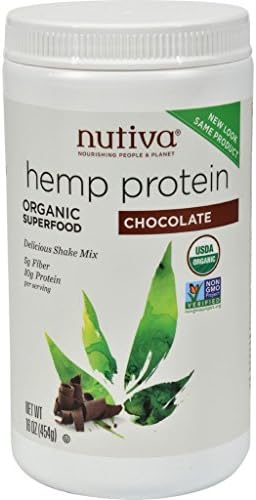 Nutiva Organic Hemp Shake Chocolate 16 oz