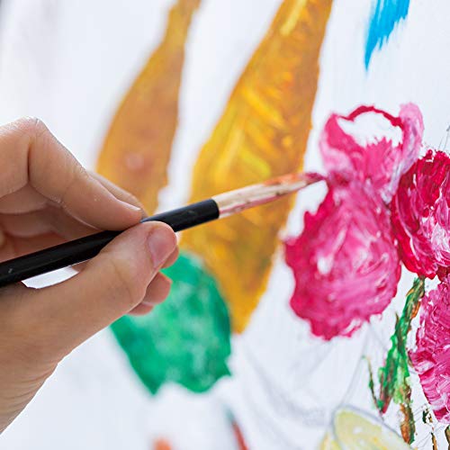 Artistik Canvas Panels - Artist Canvas Panel Boards for Painting Quality Acid Free Blank Flat Canvases Paint Boards Quality Art Paint Supply (12 x 9-12 Pack)