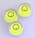 Three 14mm Circular Bubble Spirit Level Use with Tripod NEW primary