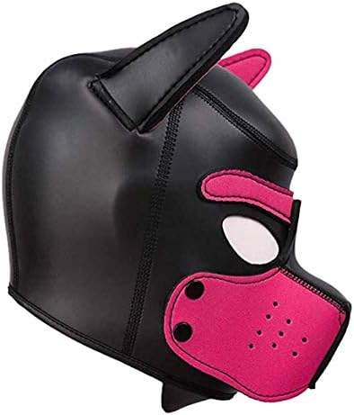 Neoprene Puppy Hood Custom Full Face Novelty Animal Head Mask Costume Dog Head Masks