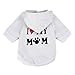 Howstar Pet Clothes, Puppy Hoodie Sweater Dog Coat Warm Sweatshirt Love My Mom Printed Shirt