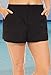 swimsuitsforall Women's Plus Size Chlorine Resistant Cargo Short 18 Black