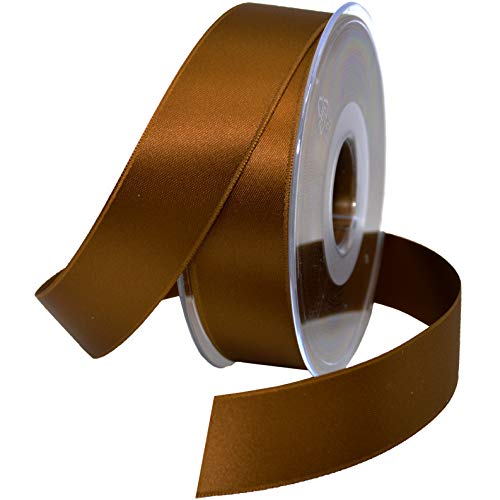 Morex Ribbon Swiss Satin Ribbon, 03525/25, 1" x 27 Yards, Hot Pink
